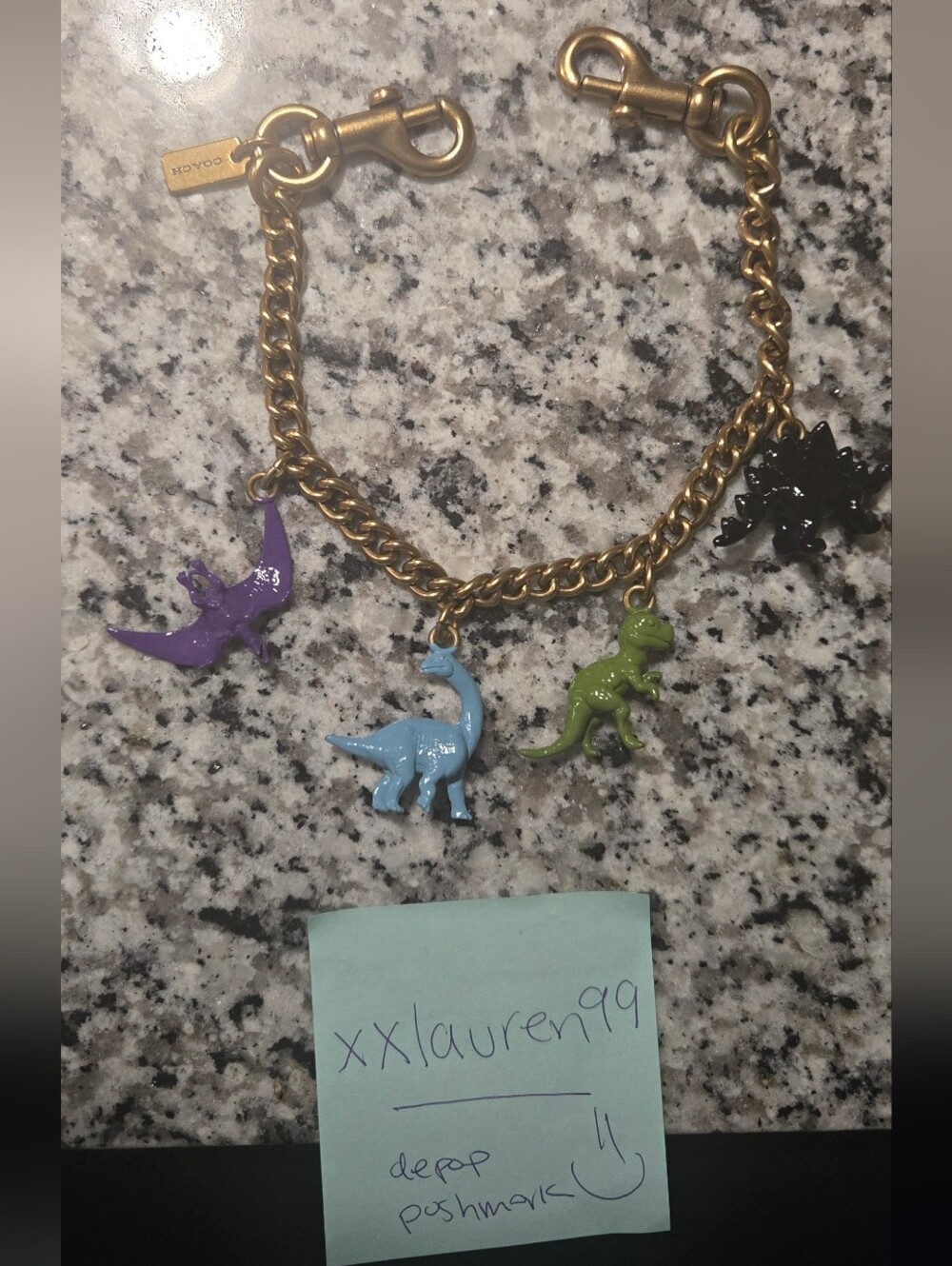 Coach Rexy Dino chain ONLY